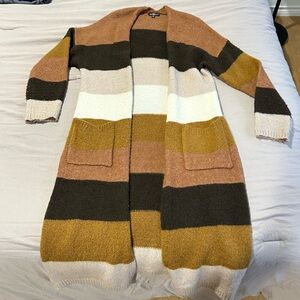 Freshman Multicolor Striped Cardigan